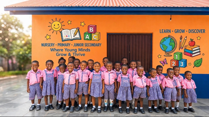 Students at Good Victory Magnates Academy