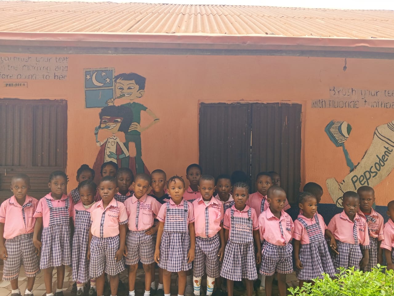 Primary pupils at Good Victory Magnates Academy